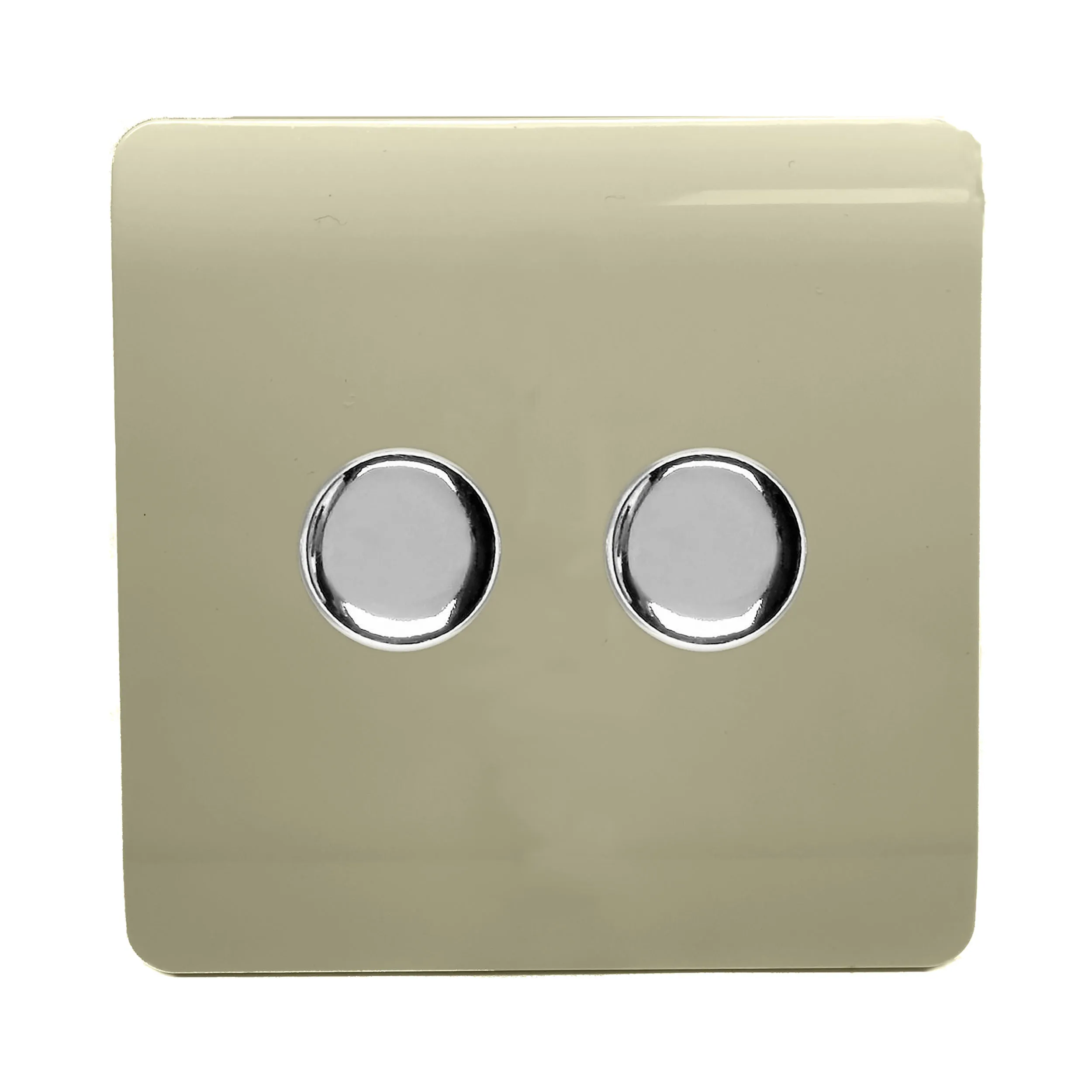 ART-2LDMGO  2 Gang 2 Way LED Dimmer Switch Champagne Gold